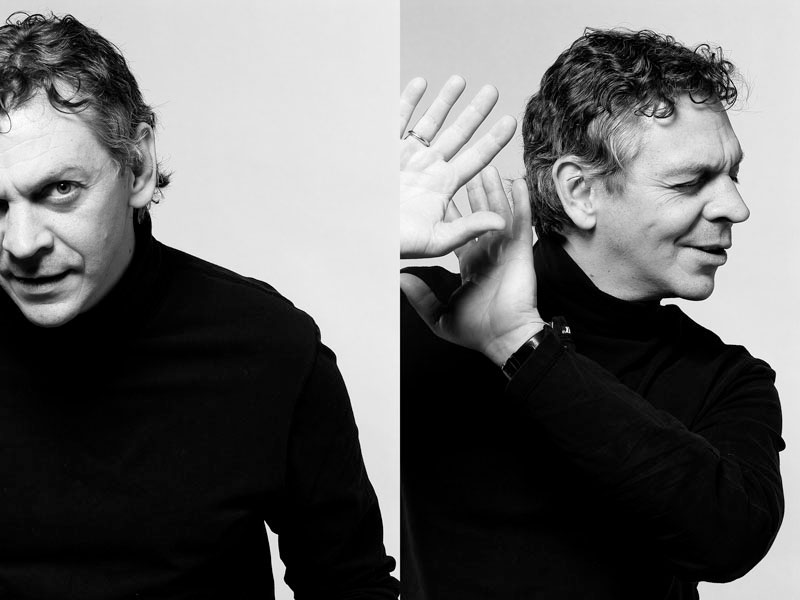 Retour sur image: Marc Labrèche en gynécologue ! 2 Marc Labrèche, deux portraits en noir et blanc